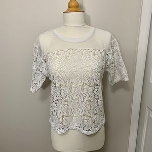 LOFT Lace Tee